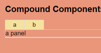 Compound Components with Tabs - Codesandbox