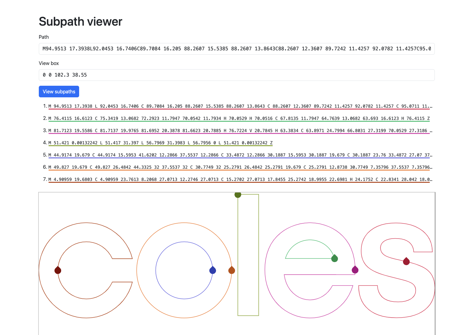 subpath-viewer - Codesandbox