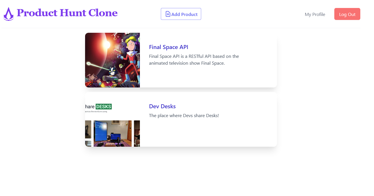 producthuntclonepart1 Codesandbox
