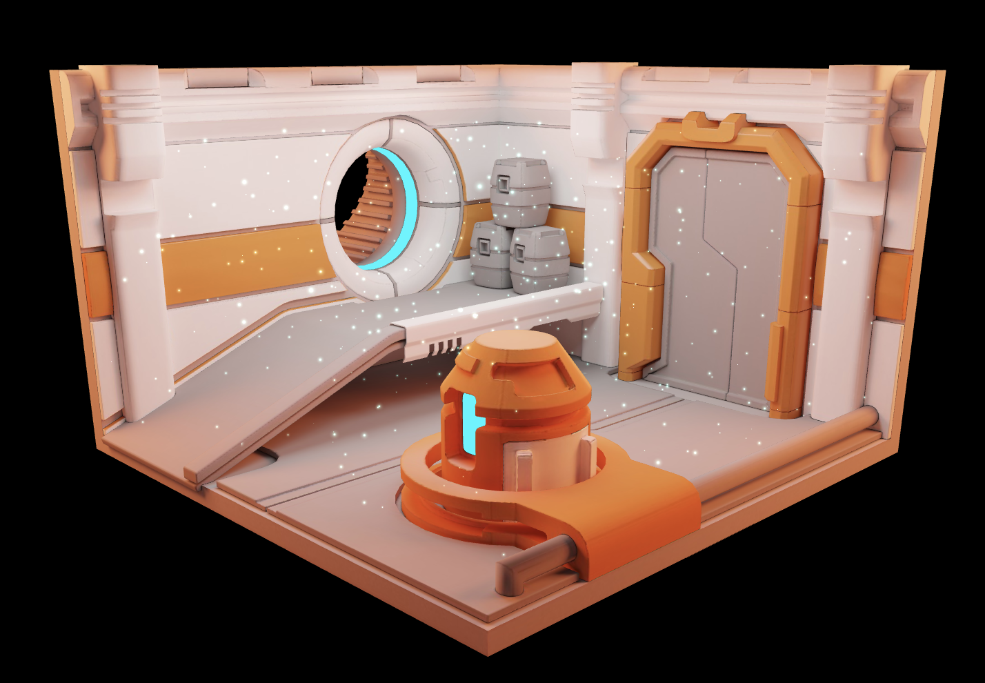 threejs 015 scifi model - Codesandbox
